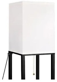 Lampadar 1xE27/60W/230V negru/alb