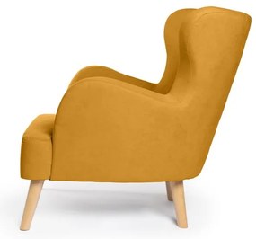 Fotoliu galben muștar wing Noemye – Bonami Selection