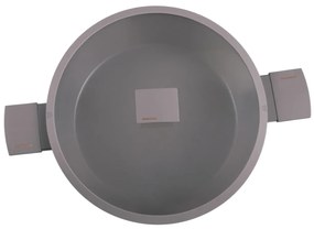 RESIGILATA - Oală cu capac 28 cm, 6.1L – Berlinger Haus Taupe Collection BH 8102, strat titan, potrivită pentru toate tipurile de plite și rețete