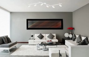 Lustra cu 6 spoturi directionabile design modern ROBBY alb