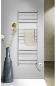 Portprosop electric Sapho REDONDO 130W/230V 150 cm crom lucios rotund