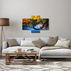 Tablou - Cascade din Asia (90x60 cm)