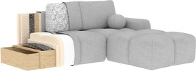 Colțar Vittario extensibil, 227x170x95 cm, orientare dreapta – Royal 18