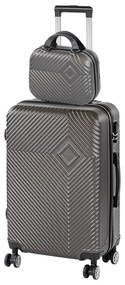TraveLux Pro IV gurulós bőrönd szett szürke