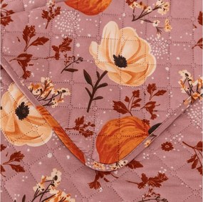 Cuvertura de pat PUMPKINS ROSAVIE, roz pal Dimensiune: 170 x 210 cm