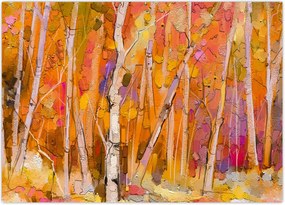 Tablou - Pădurea toamna (70x50 cm)