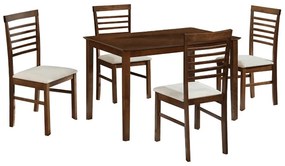 Set dining, MDF nuc/material bej, BRISBO 1+4