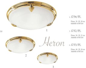 Plafoniera LUX design clasic realizata manual Heron 56cm