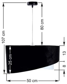 Lustră pe cablu GALAXY 1xE27/60W/230V