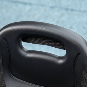AIYAPLAY Tricicletă pentru Copii 2-5 Ani cu Scaun Reglabil, Coș și Apărătoare de Noroi, Negru | Aosom Romania