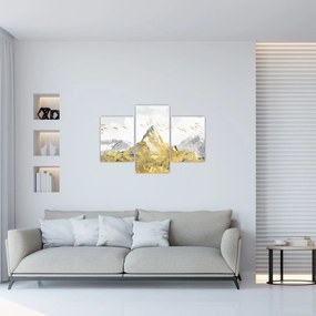 Tablou - Munte auriu (90x60 cm)