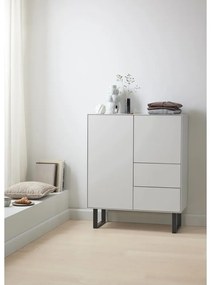 Comodă înaltă gri deschis 91x111 cm Edge by Hammel – Hammel Furniture