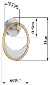 Aplica de perete LED design modern UMBRA