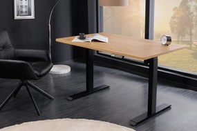 Birou cu inaltime reglabila electrica Oak Desk 120cm