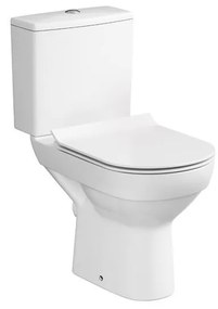 Vas WC pe pardoseală Cersanit K35-037 CITY, ceramică/alb, cu capac