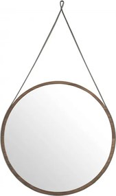 Oglinda decorativa suspendata Alline, 75cm AC-CPMR27-V36-NOGAL