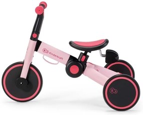 KINDERKRAFT - Bicicletă 3în1 4TRIKE pentru copii, roz