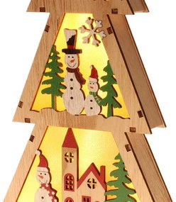 Brilagi - Brăduț LED de Crăciun, 2xAA