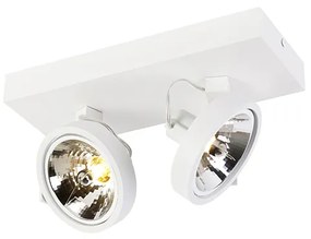 Spotlight de design alb reglabil cu 2 lumini - Go