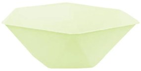 Colorat Vert Decor Adânci farfurii hexagonale verzi set de 6 - 15,8 cm