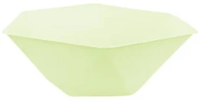 Colorat Vert Decor Adânci farfurii hexagonale verzi set de 6 - 15,8 cm