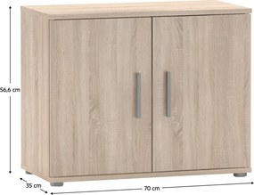 Extensie dulap, stejar sonoma, SERVO TIP 3