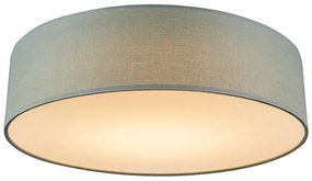 Plafoniera verde 40 cm cu LED inclus - Drum LED