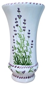 Vază ceramică octogonală model Lavandă  27cm