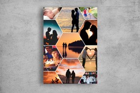 Tablou Canvas Personalizat - Familie (colaj 9 fotografii)