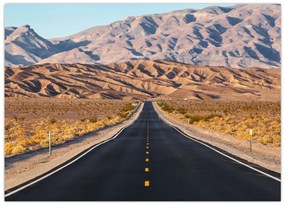 Tablou pe sticlă - Death Valley, Kalifornie, USA (70x50 cm)