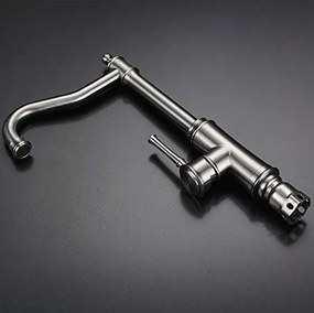 Baterie Bucătărie, Inox Satinat Model CF024 – Design Modern și Funcționalitate pentru Orice Bucătărie.