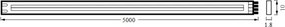 Osram - bandă LED reglabilă FLEX COB 5m LED/35W/230V 2700-6500K + telecomandă