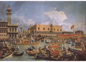 Artă View of the Ducal Palace Puzzle Clementoni Compact de 1000 de piese