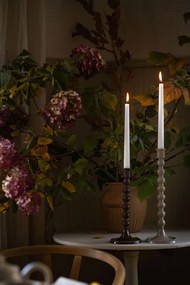Suport pentru lumânare decorativ bej din metal, „Sigrid”