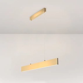 Lustră LED pe cablu Maytoni P010PL-L23G3K STEP LED/23W/230V 3000K 91 cm auriu