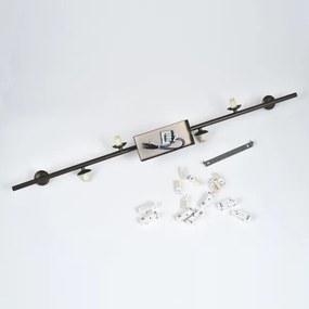 Brilagi - Candelabru LED aplicat MILLA 7xG9/3W/230V maro/maro fumuriu