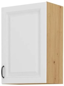 Dulap superior de bucătărie Sheila 50 G 72 1F (stejar artisan + alb). 1032457