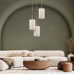 Lustra suspendata design modern realizata manual Natura