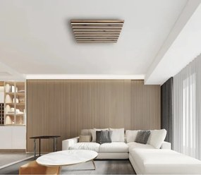 Globo 67347D3CCT - Plafonieră LED reglabilă HAYDEN 40W/230V 60x60 cm+telecomandă