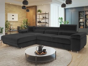 Colțar Terazuro Mini (Negru) (cu sp. depozitare) (S). Promo -17%. 1105277