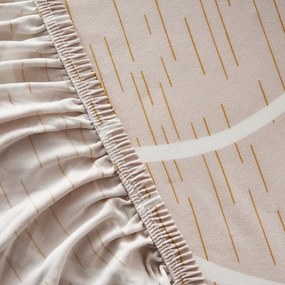 Husă pentru fotoliu 4Home Abstract bej , 90-140 cm+ husă de pernă gratuit, 90-140 cm
