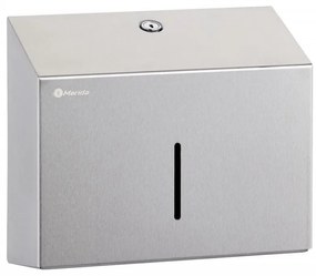 Dozator de prosoape de hârtie Stella Slim Mini, oțel inoxidabil mat