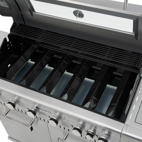 Gratar pe gaz Minnesota BBQ cu 6 arzatoare + 1 arzator lateral