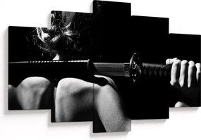 Tablou - Femeie cu o sabie (150x105 cm)