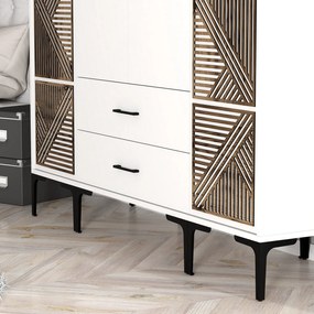 Dulap de haine Kiara PTP (Alb). 1088480