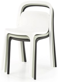 Scaun din plastic negru K490