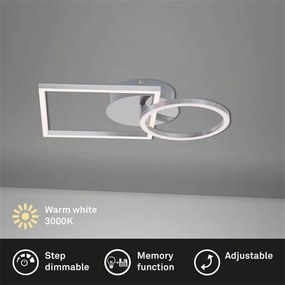 Plafonieră LED dimabilă Briloner 3114-018 FRAME LED/19,6W/230V 3000K