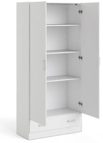 Șifonier alb 79x170 cm Space – Tvilum