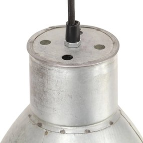 Lampa suspendata, 25 W, argintiu, rotund, 17 cm, E27 1, Argintiu,    17 cm