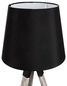 Lampă de masă Atmosphera RUNO 1xE27/25W/230V lemn/negru